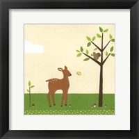 Woodland Friends I Framed Print