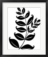 Framed Leaf Silhouette II