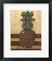 Regal Pineapple I Framed Print