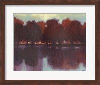 Framed Crimson Lake II