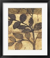 Bronzed Branches I Framed Print
