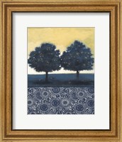 Framed Blue Lemon Tree II