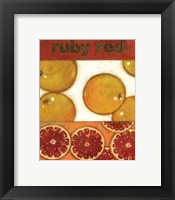 Framed Ruby Red