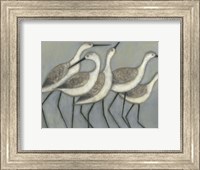 Framed Shore Birds II