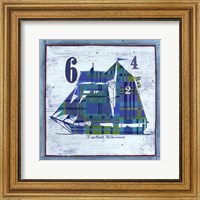 Framed Top Sail Schooner