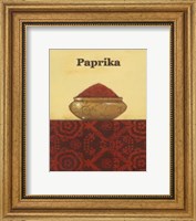 Framed Exotic Spices - Paprika