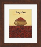 Framed Exotic Spices - Paprika