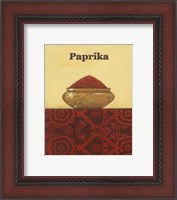 Framed Exotic Spices - Paprika