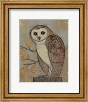 Framed Ornate Owl II