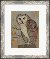 Framed Ornate Owl II