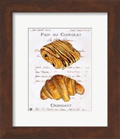Framed Pain au Chocolat et Croissant