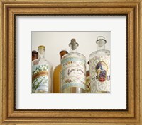 Framed French Perfume Bottles I