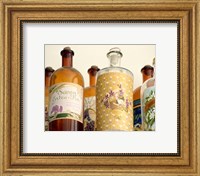 Framed French Perfume Bottles II