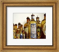 Framed French Perfume Bottles III