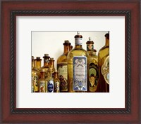 Framed French Perfume Bottles III