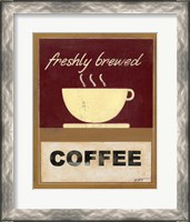 Framed 'Hot Coffee I' border=