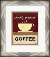 Framed 'Hot Coffee I' border=
