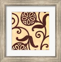 Framed Stained Wood Botanical I