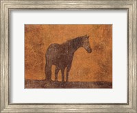Framed Oxidized Horse I