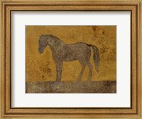 Framed Oxidized Horse II