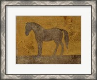 Framed Oxidized Horse II