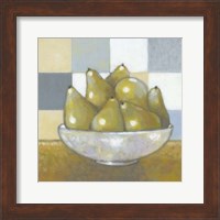 Framed Green Pears