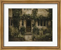 Framed English Cottage IV