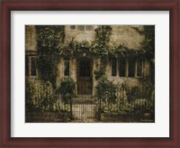 Framed English Cottage IV
