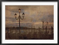 Dawn & the Gondolas I Framed Print