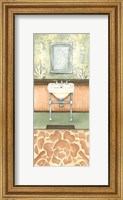 Framed Damask Bath II