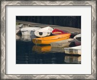Framed Row Boats I