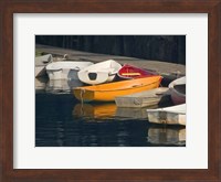 Framed Row Boats I