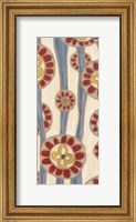 Framed Flowing Flowers I