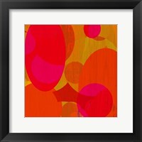 Warm Ellipses I Framed Print