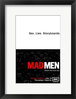Framed Mad Men - Sex. Lives. Storyboards.