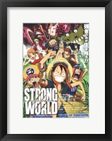 Framed One Piece Film: Strong World - characters posed