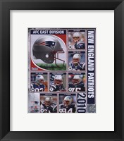 Framed 2010 New England Patriots Team Composite