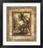 Framed West Indies Palms II