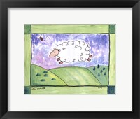 Framed Sheep In The Meadow