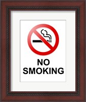Framed No Smoking