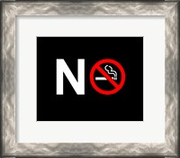 Framed No Smoking - NO SIGN (Small)