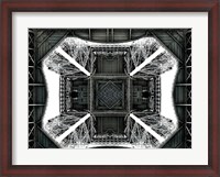 Framed View of the Eiffel Tower from below