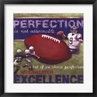 Framed Perfection- Football