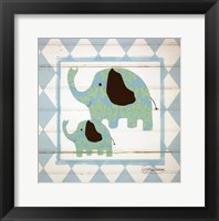 Elephants Framed Print
