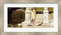 Framed Roman Fisher Girl, 1873 (oil on panel)