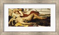 Framed Exhausted Maenides, c.1873-74