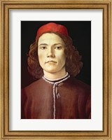 Framed Portrait of a Young Man, c.1480-85