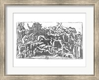 Framed Hell, from 'The Divine Comedy' by Dante Alighieri (1265-1321)