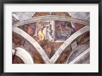 Framed Sistine Chapel Ceiling: Judith Carrying the Head of Holofernes