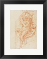 Framed Study of Lazarus and two Attendant Figure